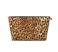 Leopardato, Borsa da toilette Borsa per trucco Borsa per cosmetici Borsa da toilette da viaggio portatile