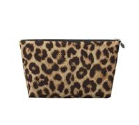 Leopardato, Borsa da toilette Borsa per trucco Borsa per cosmetici Borsa da toilette da viaggio portatile