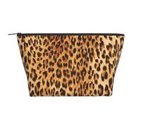 Leopardato, Borsa da toilette Borsa per trucco Borsa per cosmetici Borsa da toilette da viaggio portatile