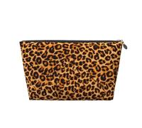 Leopardato, Borsa da toilette Borsa per trucco Borsa per cosmetici Borsa da toilette da viaggio portatile