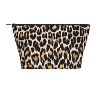 Leopardato, Borsa da toilette Borsa per trucco Borsa per cosmetici Borsa da toilette da viaggio portatile