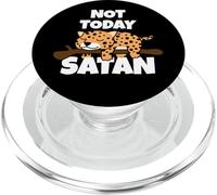 Leopardo Africa Animali Viaggio Not Today Satan PopSockets PopGrip per MagSafe