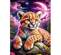 Leopardo del paesaggio - Puzzle 200 Pezzi - puzzle Fai da te 35x25 cm,Intrattenimento Creativo - Puzzles Per Adulti E Tutta La Famiglie