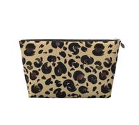 Leopardo dell'acquerello, Borsa da toilette Borsa per trucco Borsa per cosmetici Borsa da toilette da viaggio portatile