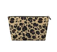 Leopardo dell'acquerello, Borsa per il trucco Borsa per cosmetici Borsa da toilette da viaggio portatile Borsa da toilette