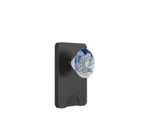 Leopardo delle nevi Paesaggio invernale macchiato alla moda PopSockets PopWallet per MagSafe