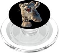 Leopardo delle Nevi Panthera Uncia Grande Gatto PopSockets PopGrip per MagSafe