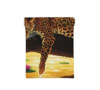 Leopardo divertente, Spremere il portafoglio superiore da donna Borsa portaoggetti Piccola portamonete Portamonete