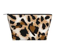 Leopardo Ghepardo Leopardo Amore, Borsa da toilette Borsa per trucco Borsa per cosmetici Borsa da toilette da viaggio portatile