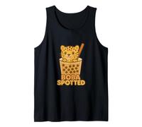Leopardo maculato Gatto Boba Bubble Tea Carino Kawaii Umorismo Divertente Canotta
