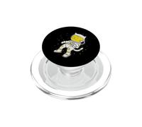 Leopardo nello spazio Gatto Preda Predatore PopSockets PopGrip per MagSafe