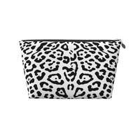 Leopardo Nero Bianco, Borsa da toilette Borsa per trucco Borsa per cosmetici Borsa da toilette da viaggio portatile