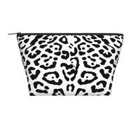Leopardo Nero Bianco, Borsa da toilette Borsa per trucco Borsa per cosmetici Borsa da toilette da viaggio portatile