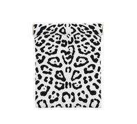 Leopardo Nero Bianco, Spremere il portafoglio superiore da donna Borsa portaoggetti Piccola portamonete Portamonete