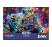 Leopardo Puzzle 1000 Pezzi Per Adulti fauna selvatica Giochi EduGattoivi Puzzle Regali Per Adulti Cartone Riciclato Al 100% Puzzle Decorativo 52x38cm/1000pcs
