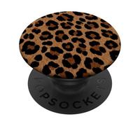Leopardo Stampa Cheetah Estetica Carino Animale Preppy Girly Y2K PopSockets PopGrip Adesivo