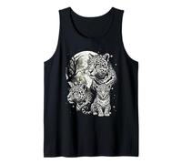 Leopardo Stile Anni '90, Stile Vintage, Y2K, Leopardo, Fauna Selvatica Canotta