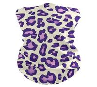 Leopardo Viola Quattro Stagioni Protezione UV Fascia Testa Raffreddamento Collo Ghetta Donne Multi-Use Panno Maschere per il Viso per Kayak Lavoro Halloween Maschera pa?uelo para la cabeza