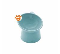 Leopet Cat Ciotola Catty Bowl Rialzata e Inclinata - Leopet Cat Ciotola Catty Bowl Rialzata e Inclinata - Azzurro