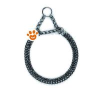 Leopet Dog Collare a Doppia Catena (45x2,5 cm) - Leopet Dog Collare a Doppia Catena (45x2,5 cm) - Confezione Da 1 Pezzo
