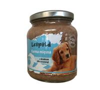 Leopold cibo a base di carne con pollame per cuccioli 300g + 10% Gratis (barattolo)