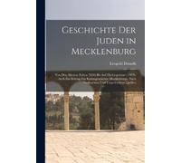 Leopold Donath Geschichte Der Juden in Mecklenburg (Tascabile)
