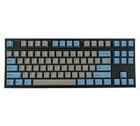 Leopold FC750R PD 87keys High-end Tastiera Meccanica MX Cherry Switch 1.5mm PBT (Grigio/Blu, Interruttore Nero)