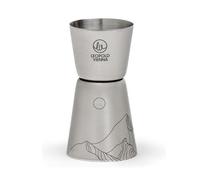 Leopold Vienna - Compagno 20/40ml Cocktail acciaio inox jigger - pipetta Mountains