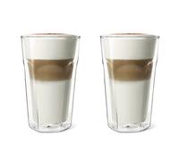 Leopold Vienna LV01516 Vetro a Doppia Parete Latte Macchiato Set di 2 350 ml