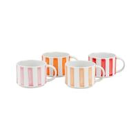 Leopold Vienna - Set di tazzine da caffè Franca - set da 4 - design a righe