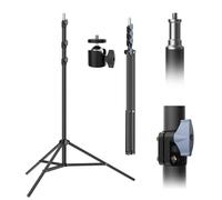 LEORFI Stativo Luce Fotografia 300cm con Treppiede e Testa 360°