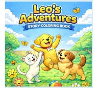 Leo's Adventures: A Cozy Story Coloring Book: Fun Story and Coloring Pages for kids ages 3-6