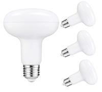 Leo's Light 4 Pezzi LED Lampadina Faretto R95 E27 18W Luce Freddo 6000K,1800LM, 230 gradi di Luce, Equivalente a Alogena 150W, Lampade Riflettore LED (Bianco Freddo-6000K, 18W-R95)