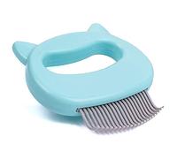 Leo's Paw L'originale pettine massaggiante per la rimozione dei peli di animali domestici, spazzola morbida per rimuovere e rimuovere peli opachi, per peli lunghi e corti, gatti, cani, cuccioli e