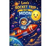 Leo's Rocket to the Trip Moon: Coloring Book for Kids Ages 3-8 ,Fun & Easy Coloring Pages for Kids: