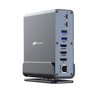 LEOTEC Docking USB Tipo LEDS06-5xUSB- 2xUSB Tipo-C- 1xUSB Tipo-C PD- 1xDisplayPort- 2xHDMI 4K- 1xRJ45-1xJack 3.5-1xLector d