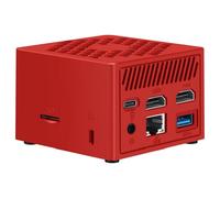 Leotec LEMPC06R PC barebone/workstation Cube Red N100 - Nouvo