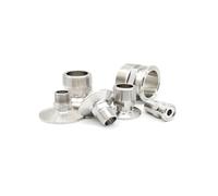 LEOTNNDQ 1 pz 1/4" 3/8" 1/2" 3/4" 1" -4" Maschio x 0,5" 0,75" 1,5" 2" -4" Raccordo for Tubo connettore Tri Clamp Acciaio Inossidabile 304 316L(1-NPT-K64,SUS304)