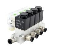 LEOTNNDQ Elettrovalvola combinata multidirezionale 2V025 Valvola elettrica pneumatica normalmente Chiusa AC220V DC12V DC24V AC110V 2V025-08(5F)