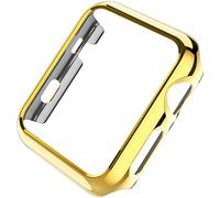 Leotop Compatibile con Apple Watch Case 40 mm 44 mm, Super Thin PC Plated Bumper Protector Cover Lucida Leggera Slim Shell Antiurto Telaio Accessori (oro, 40 mm)