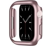 Leotop Compatibile con Apple Watch Custodia da 41 mm, ultra sottile in policarbonato, sottile, pellicola protettiva per paraurti, pellicola protettiva per iWatch (oro rosa, 41 mm, serie 9/8/7)