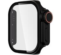 Leotop Compatibile con Apple Watch Serie 6/5/4 SE 2 44 mm Privacy Screen Protector Case [Sembra Apple Watch Ultra Style Case] (nero, serie 44 mm SE2/SE/6/5/4)
