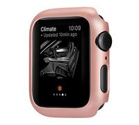 Leotop compatibile con Apple Watch Series 4 custodia 44 mm 40 mm, super sottile bumper PC Cover rigida leggero Slim antiurto accessori opaco telaio compatibile iWatch 40mm Oro rosato