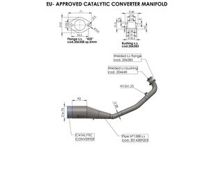 LEOVINCE 16056 CATALIZZATORE HONDA PCX 125 ABS 2023