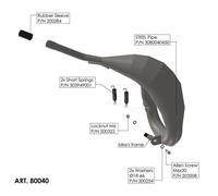 LEOVINCE 80040 KIT COLLETTORI X-FIGHT FANTIC XE/XM 50 21-