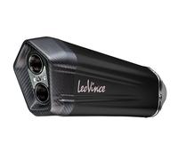 15305BK - Scarico LeoVince LV-12 Inox Nero YAMAHA T-MAX 560/TECH MAX (20-23)