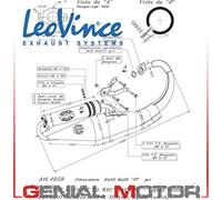 Leovince HAND MADE TT FULL SYSTEM, ALUMINIUM E-Approved for PEUGEOT SPEEDFIGHT 2 50 air/liquid cooled | 4058