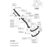 LEOVINCE KIT COLLETTORI CF MOTO 450 MT24-25