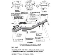 LEOVINCE KIT COLLETTORI KTM SMC/ENDURO690 19-
