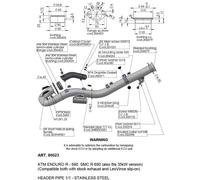 LEOVINCE KIT COLLETTORI GAS GAS ES 700 22-24